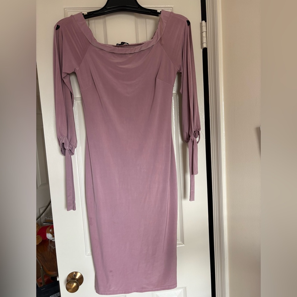 Mauve Pink Midlength Cocktail Dress